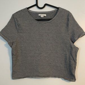 simple plaid b&w shirt from American Eagle